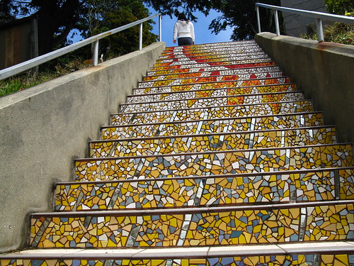 Moraga Tiled Stairs