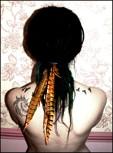 makeup Indian Feather TattooBrown eagle feather tattoo eagle feather 