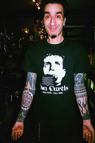 Andy the barman's full sleeve tattoo's Pete Repka Tags portrait film