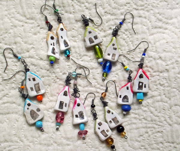 Teeny Tiny House Earrings