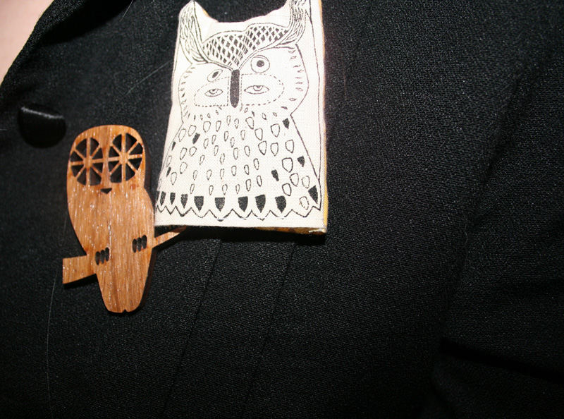 Owl Brooches