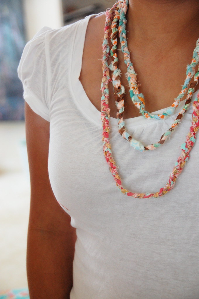 braided necklace