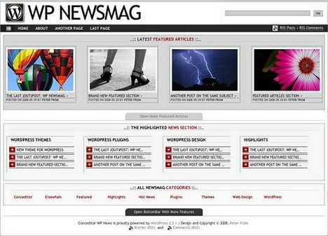 WP Newsmag Free Wordpress Theme