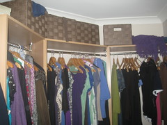 Wardrobe before