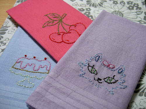 Stitched handkerchiefs