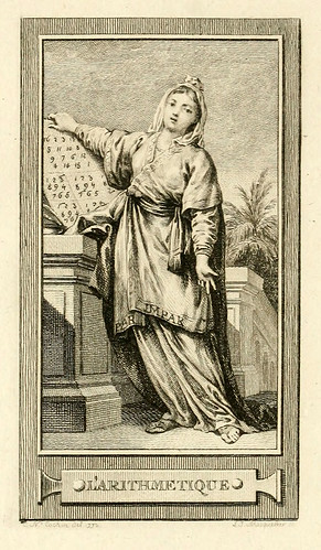 006- La aritmetica-Iconologie par figures-Gravelot 1791
