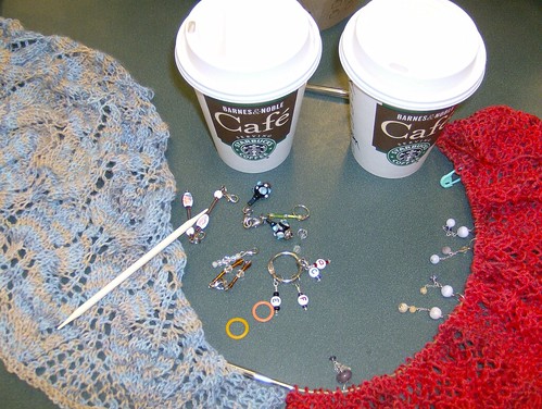 7/27 STSM B&N for coffee & knitting