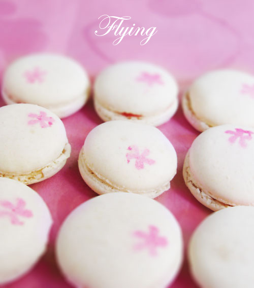 Cherry Macarons (with title)