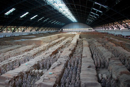 pit 1, army of terra cotta soldiers, xian