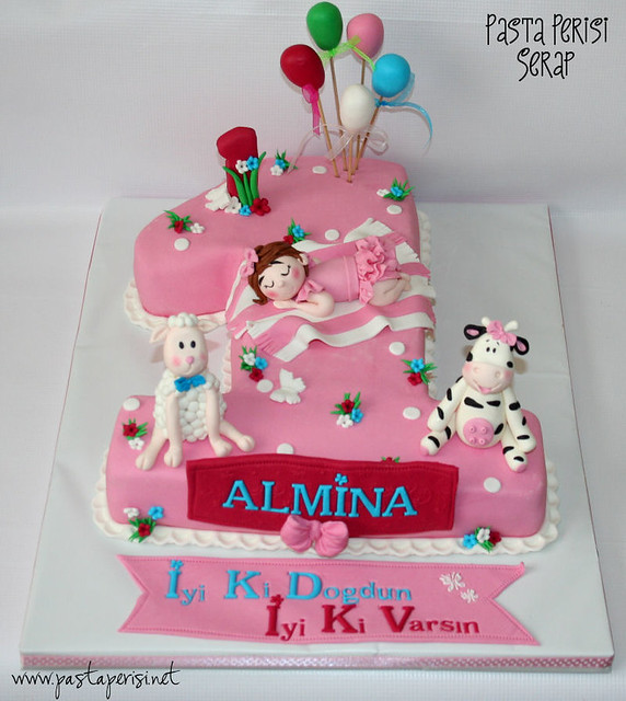 1ST. BIRTHDAY CAKE - ALMİNA