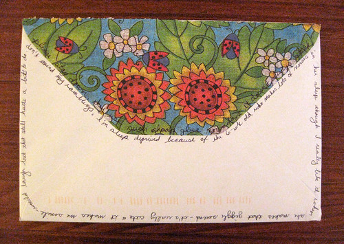 Late-night musings on a pretty envelope