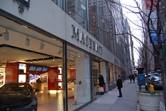 4:55, outside the Maserati store