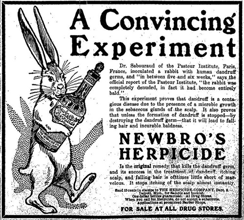 Vintage Ad #748: A Convincing Rabbit-Tested Experiment