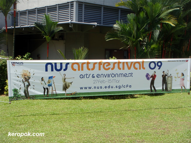 NUS Arts Festival Banner