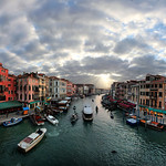 Grand Canale from the ponte del Rialto, Venezia, Italia