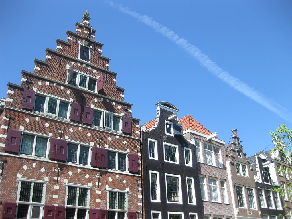 Houses in Amsterdam. 