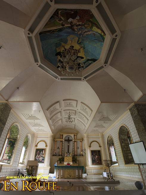 Bato Church Roof and modern altar