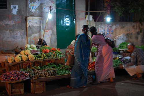 night vegetable market