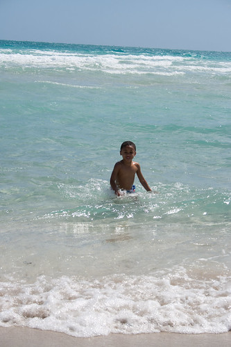 Kenny in the Freezing Cold Water