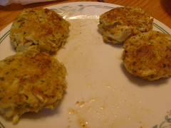 Crab Cakes Ready to Serve