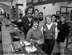 Circulation department, Ohio University's Alden Library, 1999 by Ohio University Libraries