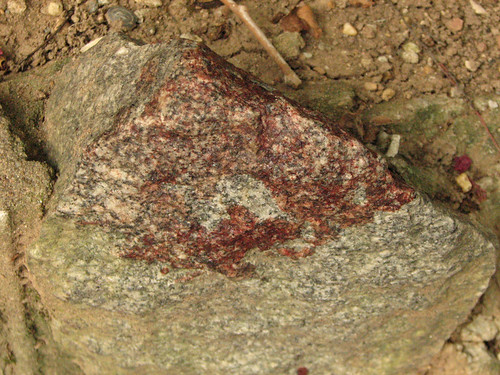 Bloody Rock in front of 426 Q