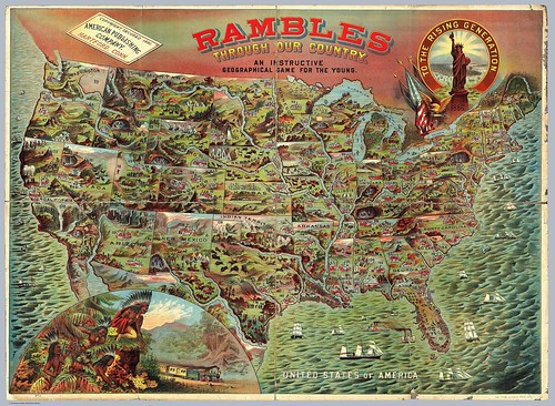 Rambles Through Our Country - An Instructive Geographical Game for the Young (1886)