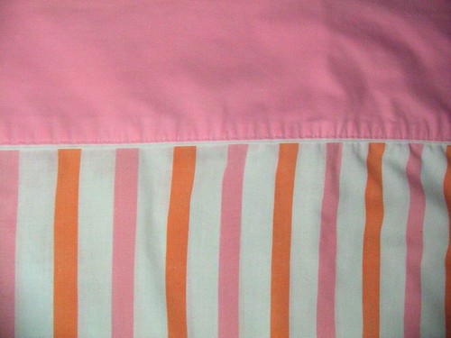 Vintage Pink and Orange Sheet