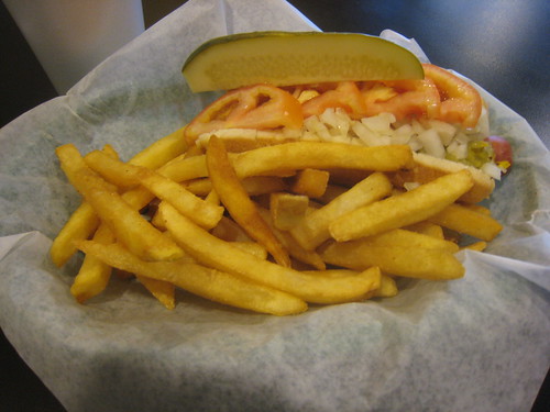 Hotdogs And Fries. Chicago Hot Dog amp; Fries