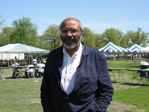 Abayomi Azikiwe, editor of the Pan-African News Wire, pictured at the Michigan Roundtable Festival on Belle Isle in Detroit during the summer of 2008. Azikiwe has written extensively on Pan-African and world affairs over the years. (Photo: Alan Pollock) by Pan-African News Wire File Photos