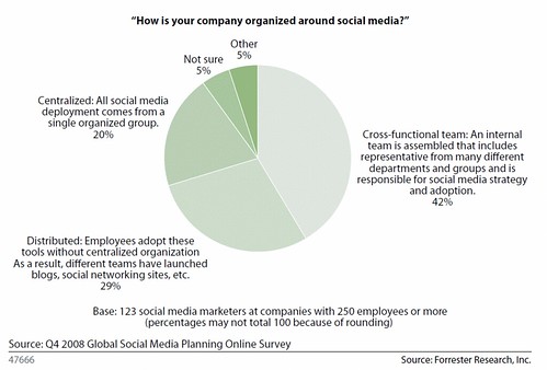 How companies organize for social media