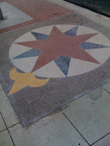 Another Quilt Block in the Sidewalk