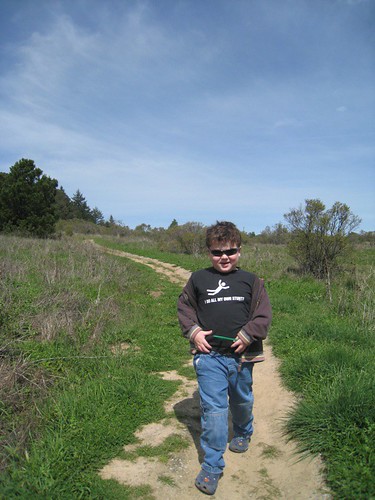 Leo Hiking at Skyline Ridge