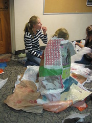Plastic bag recycling workshop
