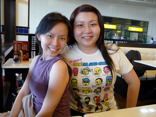 Before Bali - Fireangel and Suanie at LCCT Sepang
