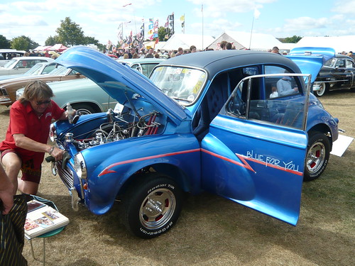 Custom Blue Morris Minor 70's style