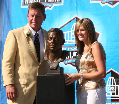  Troy Aikman and Wife 1 PFHF 080506 