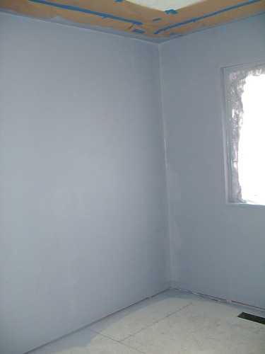 1/2 tint girls room ( will be periwinkle when done)