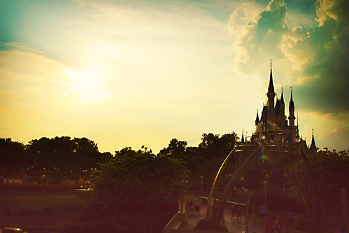 Cinderella Castle at Sunset