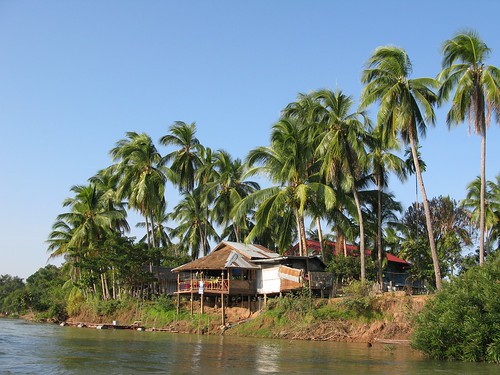 Sonetip Guesthouse bungalows, Don Det, 4,000 Islands, Laos