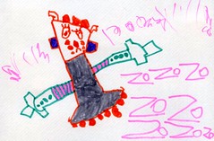 20081123-zozo畫灰色機器人