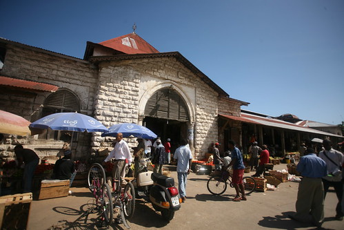 front facade of Darajani Market