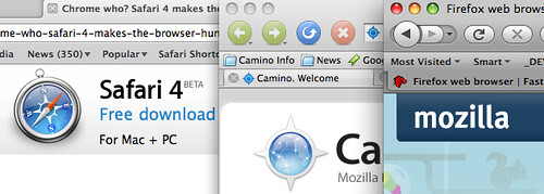 Safari 4 Camino Firefox