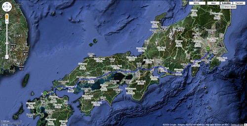mapa japon