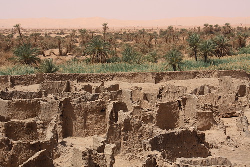 Ancient Gerama mudbrick city, Libya