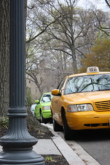 Yellow cab, green cab
