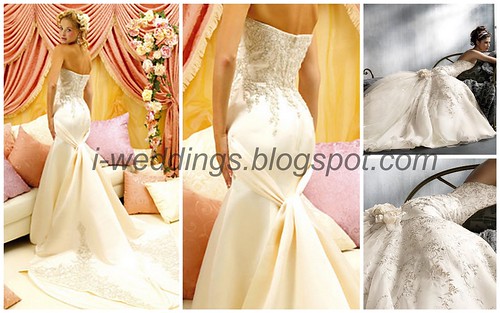 Detail Of A Wedding Dress