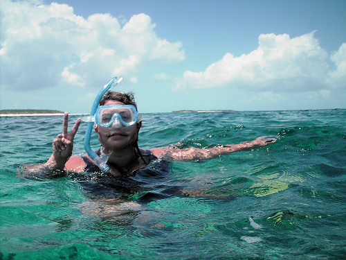 Snorkling by you.