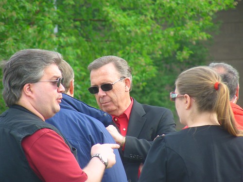 Jerry Prevo at the ABT picnic on the Loussac lawn, summer 2009