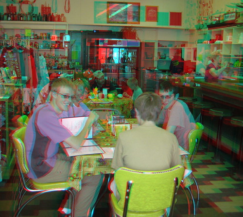 Lunch at Soda Fountain (3D)
